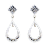 Isla White Stud Earrings for Everyday Glam Cubic Zirconia White Stud